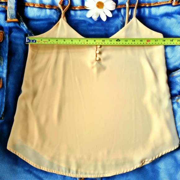 3/$40 Sale! Le Chateau Lined Flowy Tank Top - Picture 3 of 7